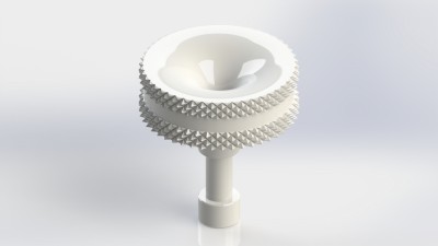 Rostock MAX v2 - Filament Cleaner-Guide - Upper - 01