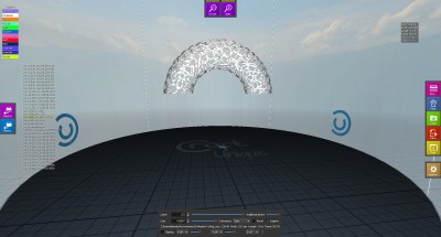 This may look strange, a print starting in midair, but in reality, the first gcode has already completed and half of an object is sitting on your printer when you send this second gcode.  It mates up perfectly and then continues on printing.