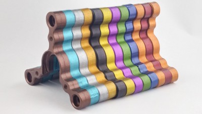 Here are some mount rejects we anodized for color samples.
