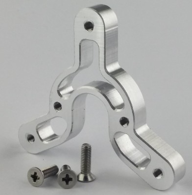 The mount is tapped for the included M3 screws