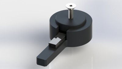 Rostock MAX v2 - FSR Mount - with Puck - 01