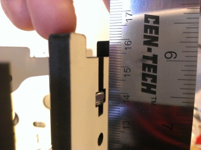 Cover bracket measurement