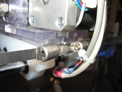 Here is a pic of the belt adjuster<br />works pretty good.