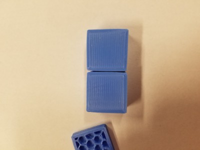 Notice how they are farther apart at the ends!