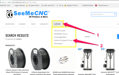 Submit Support Ticket.png (278.98 KiB) Viewed 15367 times SeeMeCNC-support-request-ticket