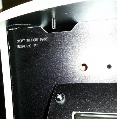 roll pin that keeps the door closed, so I don't yank out my lcd cables.