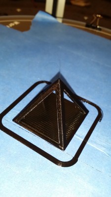 Hollow Calibration Pyramid.  No cleaning.