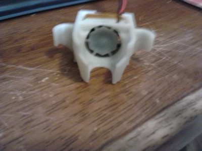 installed in bracket showing grill side