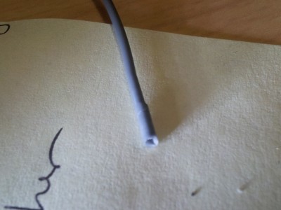 This is what the hot end of the EZStruder did to the PLA