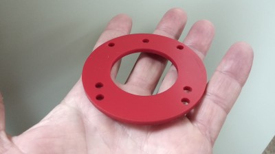 Tap Plastics 1/8&quot; Thick Red Acrylic (Opaque)