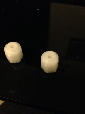Printed spacers
