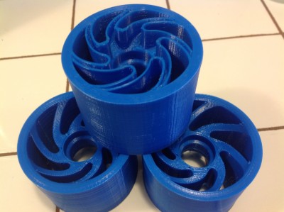Skateboard wheels.