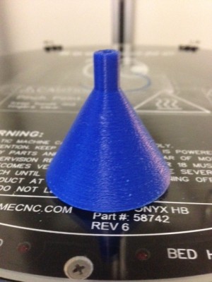 Funnel Upside Down with 4mm Hole