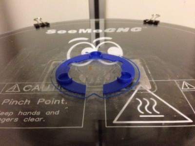 Light Mounting with Places for Magnets
