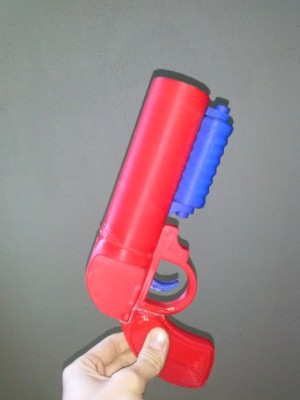 The before picture without hammer and trigger