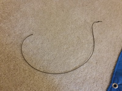 Filament fed through bowden, but mangled at extruder drive gear