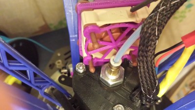It clears the Bowden tube ok