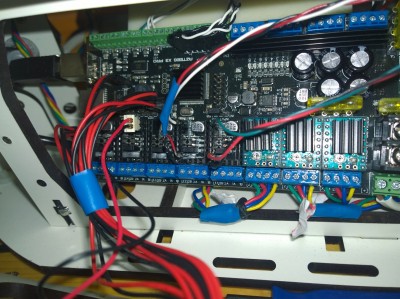 only 3 wires per stepper! would be less