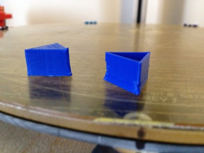 2015-02-09 13.00.06.jpg (1.56 MiB) Viewed 16710 times Again not the best of pictures. It does show the benefits of ABS cooling on the left part though. Sped up to 300% speed (Cura slowed it down) and so I turned on the layer fan to 50%