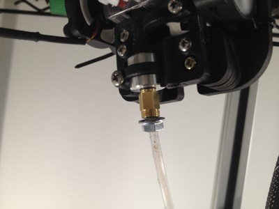 Notice the lip on the brass fitting? We will anchor to that.