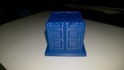 Another view of the TARDIS that distinctly shows the anomaly.