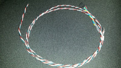 Extruder stepper wiring twisted
