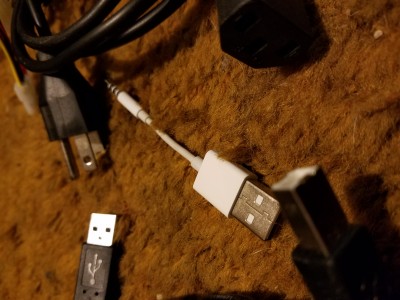 cables power/serial/USB to 3.5mm?